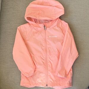 NWOT Columbia Kids Light Pink Raincoat